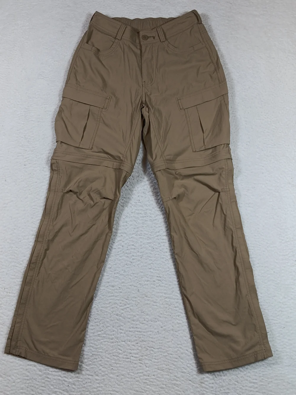 Rei Co-op Convertible Cargo Hiking Pants Mens 30x32 Tan Outdoor Gorpcore Nylon